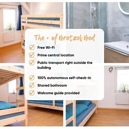 Bretzel Bed Petite Venise Bed In Shared Center Wi-fi *
